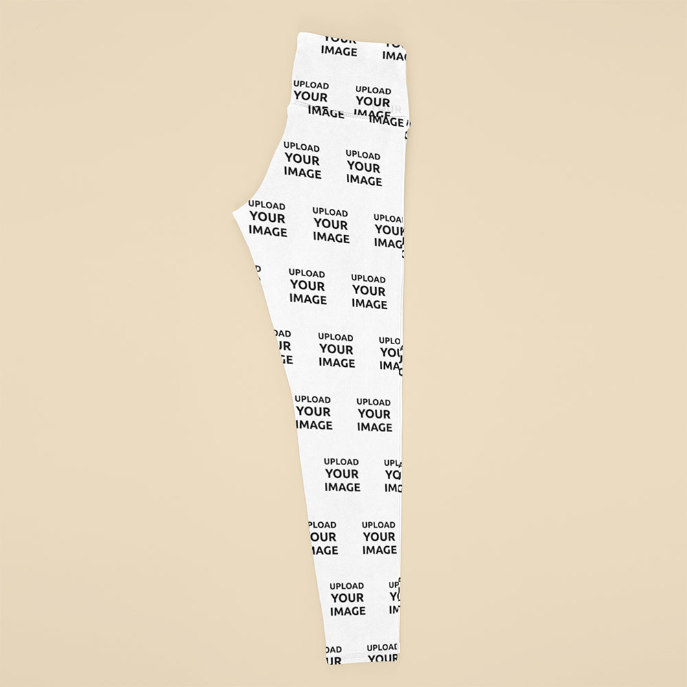 FITNESS LEGGINGS FLAT LAY MOCKUP