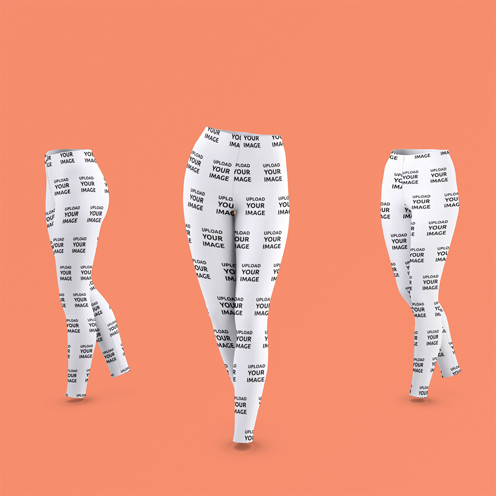 HIGHWAISTED LEGGINGS 3D MOCK UP