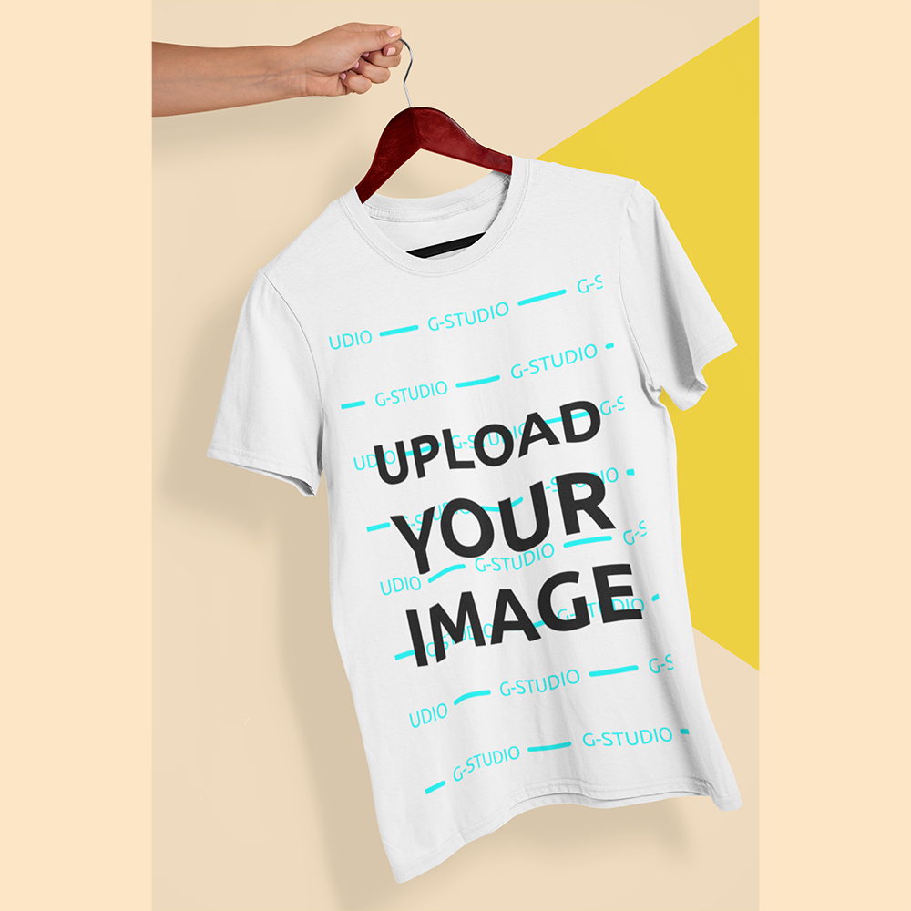 CREW NECK TEE SHIRT 3D MOCKUP
