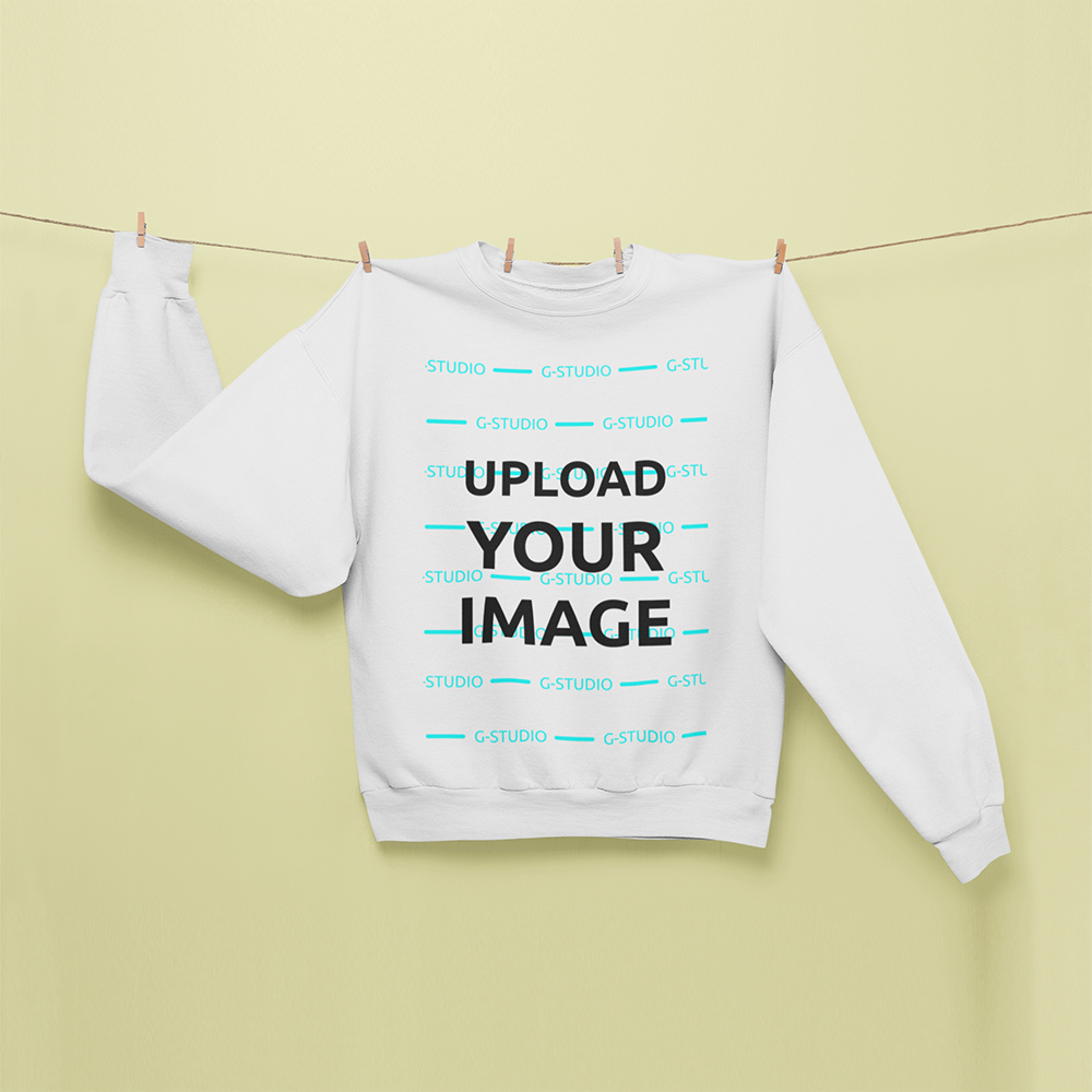 WOMENS SWEATSHIRT 3D MOCK UP