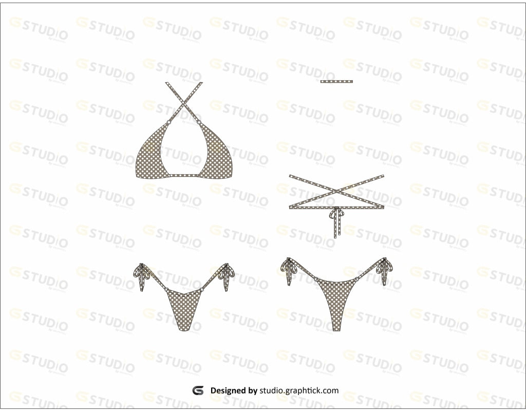 Bikini Flat Sketch