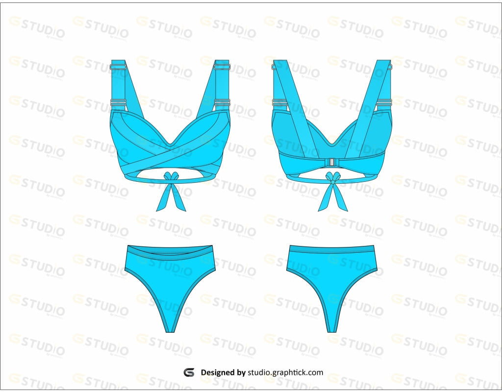 Bikini Flat Sketch