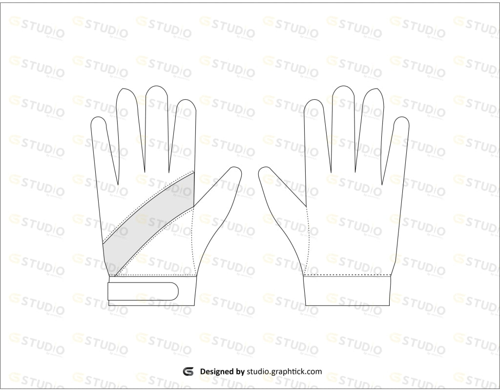 Gloves Flat Sketch