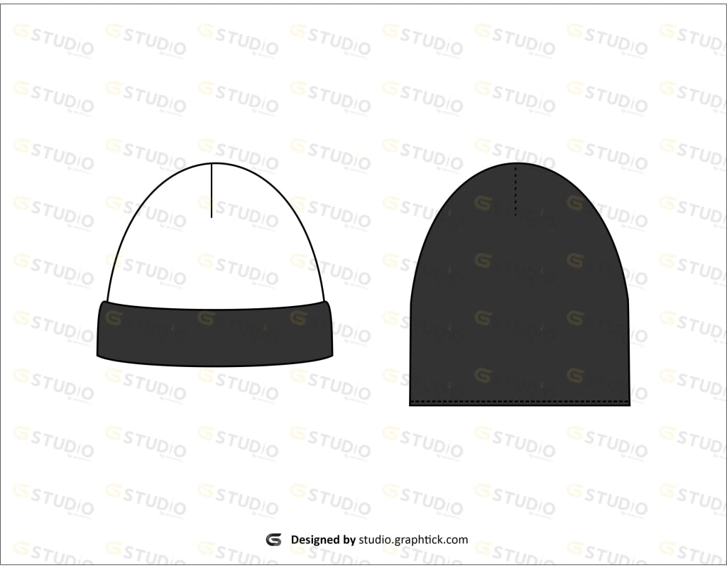 Hat Flat Sketch
