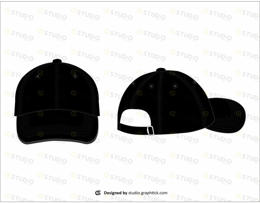 Hat Flat Sketch Hats