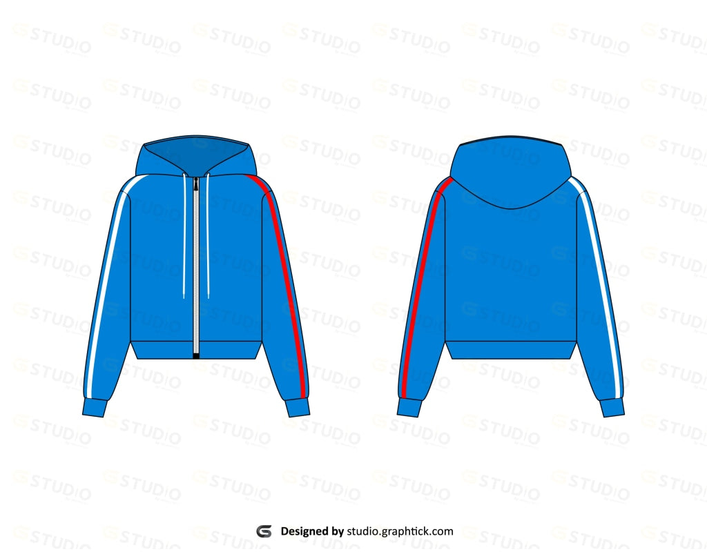 Hoodie Flat Sketch