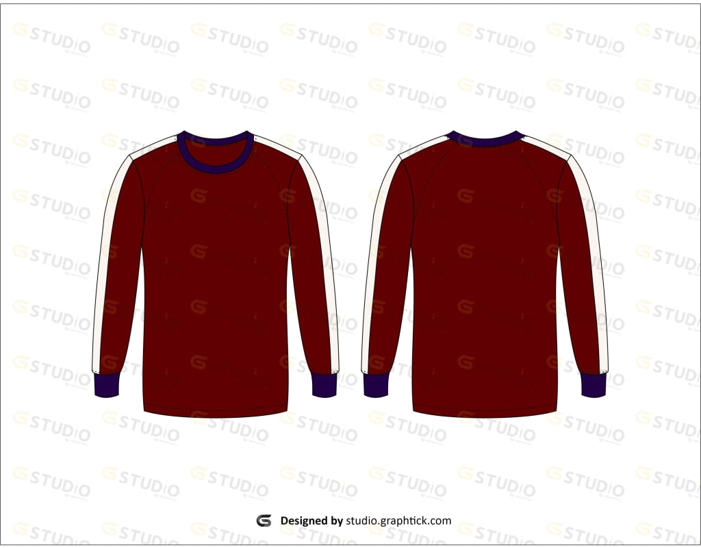 Mens Jersey Flat Sketch
