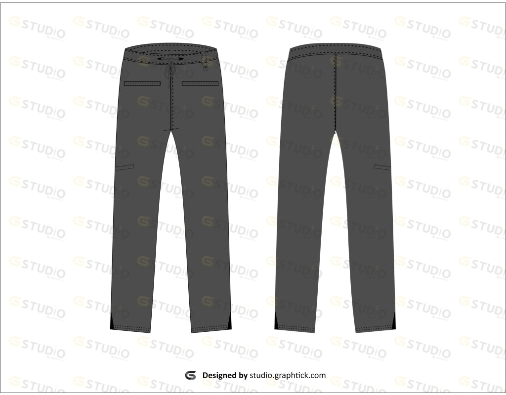 Mens Jogger Pant Flat Sketch Pants