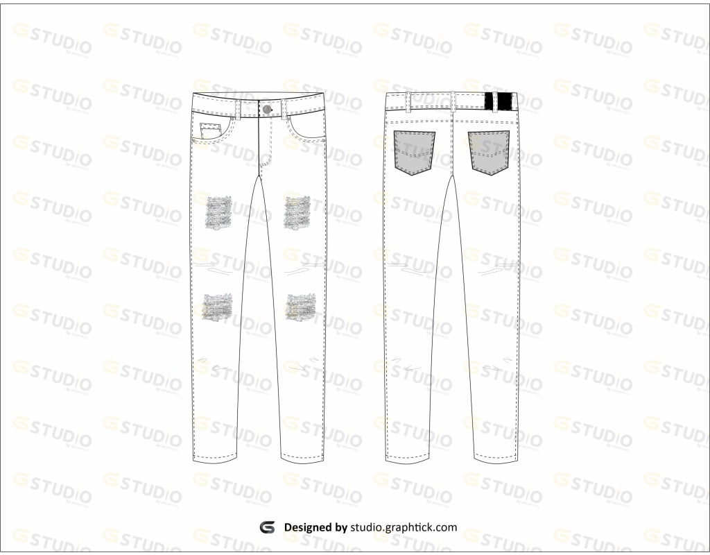 Mens Skinny Denim Jeans