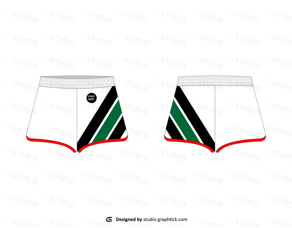 Womens Shorts Flat Sketch