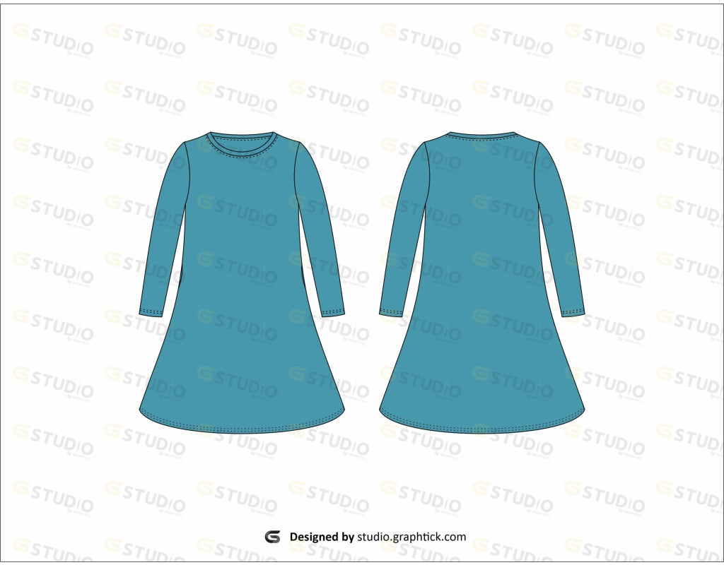 Womens Suit Flat Sketch
