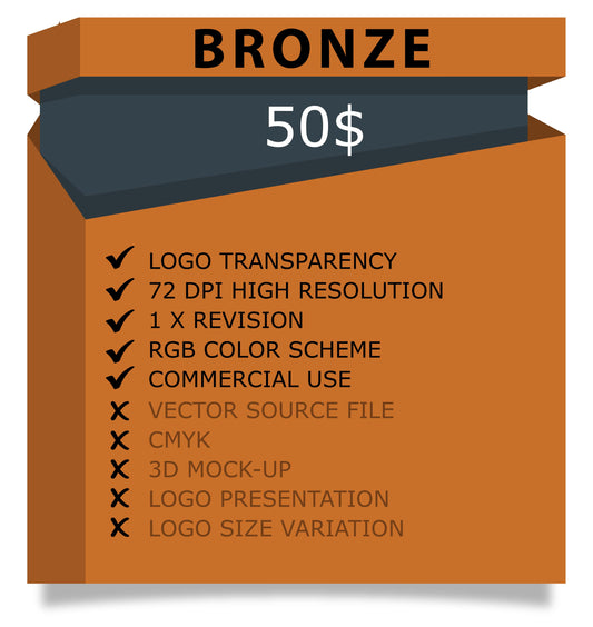 logo design bronze package