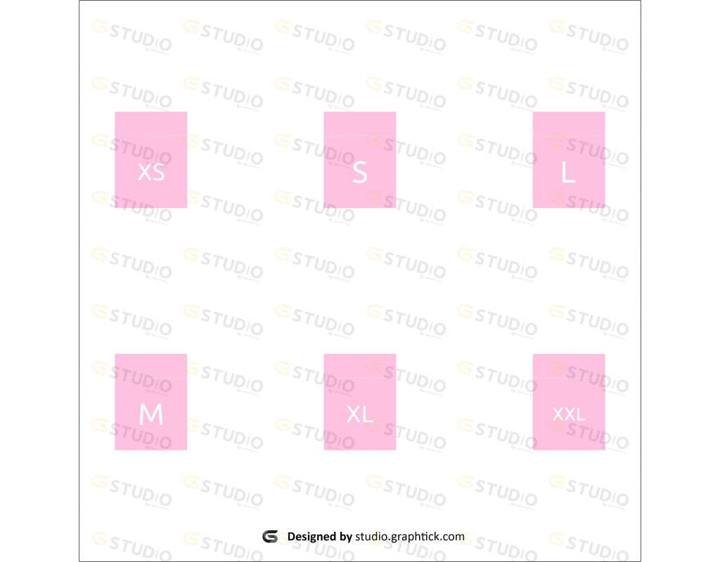Colorful Size Labels Size Label Design – shop.graphtick.com