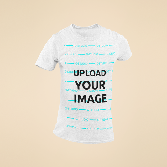 CREW NECK SHORT SLEEVE TEE SHIRT 3D MOCKUP