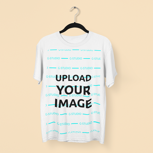 DROP SHOULDER TEE SHIRT 3D MOCKUP