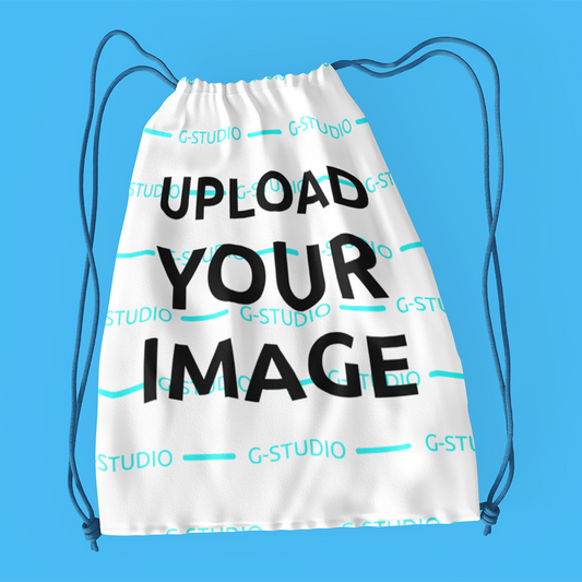 DRAWSTRINGS BAG 3D MOCKUP