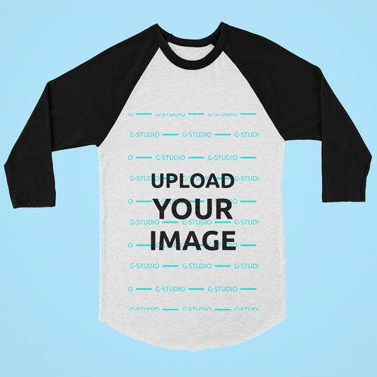 RAGLAN SLEEVES TEE SHIRT 3D MOCKUP