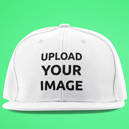 FLAT BRIM 6 PANEL HAT 3D MOCKUP