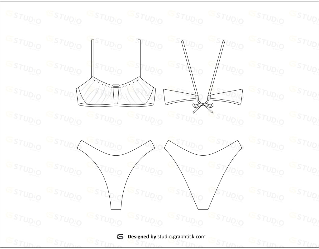 Pattern Review: Closet Case Patterns Sophie Swimsuit Bikini Top