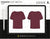 SCOOP NECK TEE SHIRT FLAT SKETCH
