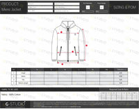 MENS HOODED JACKET TECH PACK TEMPLATE - shop.graphtick.com