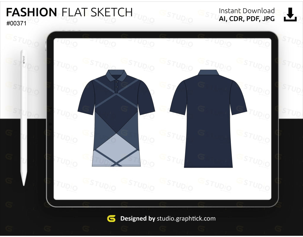 Long sleeve shirts fashion flat sketch template16 Vector Image