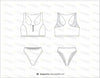 Swimwear Flat Sketch Bikini