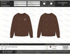 Unisex Sweatshirt Tech Pack Template Unisex Sweatshirt