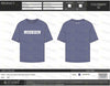 Unisex Tee Shirt Tech Pack Template