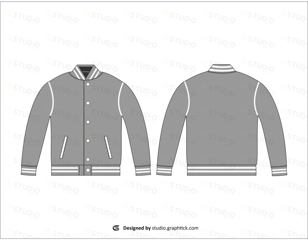 Versity Jacket Flat Sketch Veristy