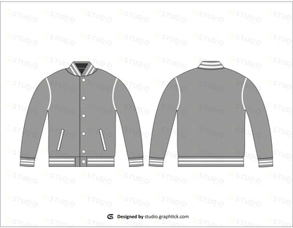 Versity Jacket Flat Sketch Veristy