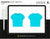 WOMENS CROPPED TEE SHIRT FLAT SKETCH