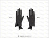 Womens Gloves Flat Sketch