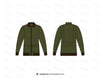 Zipper Top Flat Sketch Coats & Jackets
